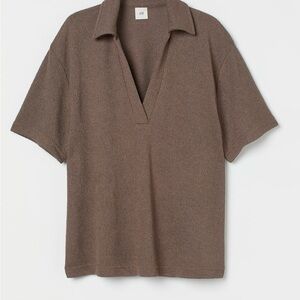 H&M Brown Knit Women's Top and Bottom set